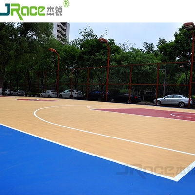 Eco - friendly Anti - slip Basketball Sport Court 3 - 8 mm Thickness